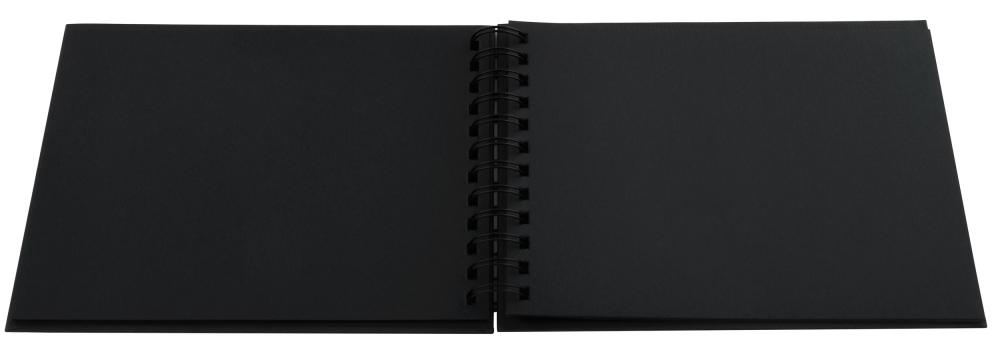 Fun Kierrealbumi Merensininen - 23x17 cm (40 Mustaa sivua / 20 lehte)
