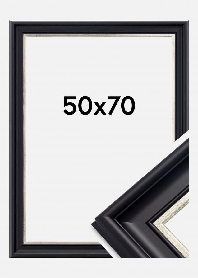 Kehys Dalarna Musta-Hopeanvärinen 50x70 cm