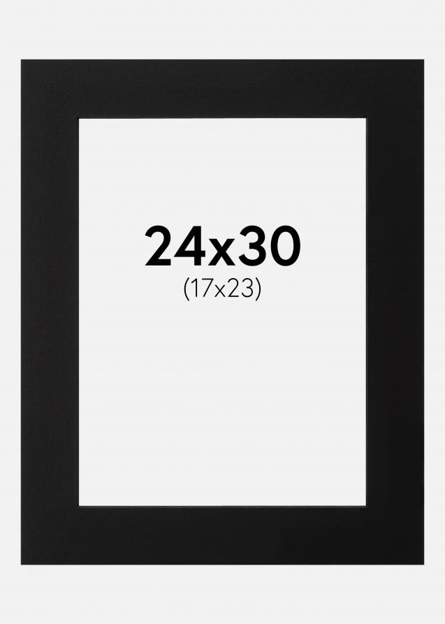 Paspatuuri Musta (Musta keskus) 24x30 cm (17x23)