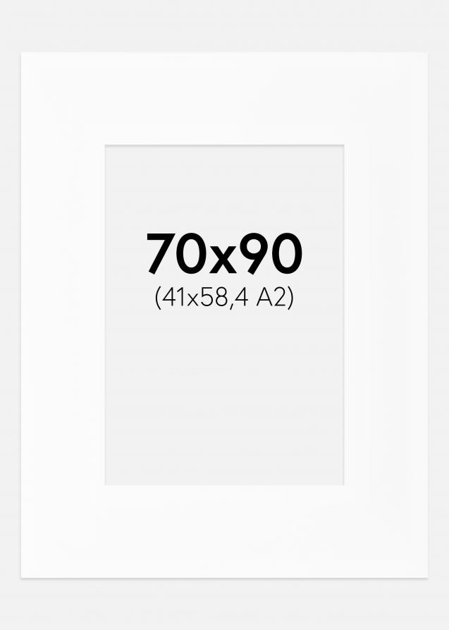 Paspatuuri XXL Standard Valkoinen (Valkoinen Keskus) 70x90 cm (41x58,4 - A2)