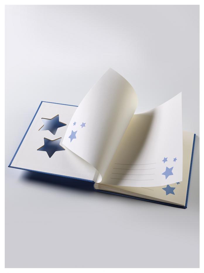 Estrella Vauva Sininen - 28x30,5 cm (50 Valkoista sivua / 25 lehte)