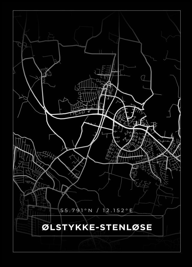 Kartta - Ølstykke-Stenløse - Musta Juliste