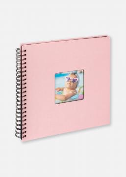 Fun Vauvaalbumi Vaaleanpunainen - 30x30 cm (50 Mustaa sivua/25 lehteä)