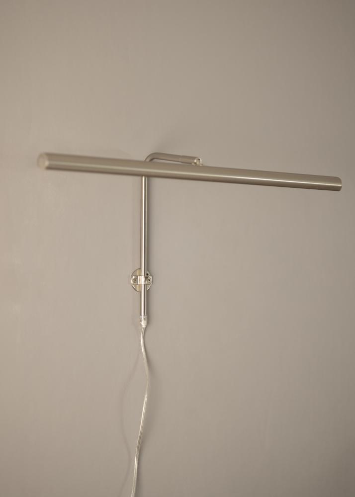 Gallery LED 60 cm kehysleveys +90 cm Tauluvalaisin - Nikkeli