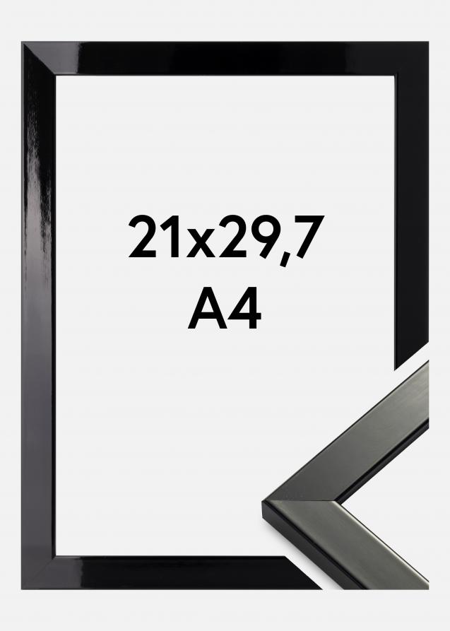 Kehys Uppsala Akryylilasi Musta Kiiltävä 21x29,7 cm (A4)