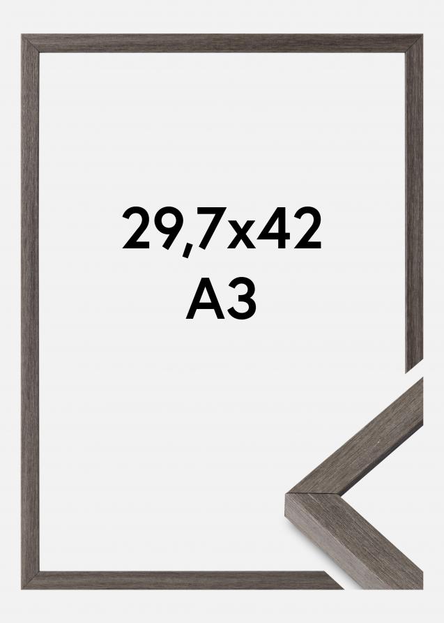 Kehys Ares Akryylilasi Grey Oak 29,7x42 cm (A3)