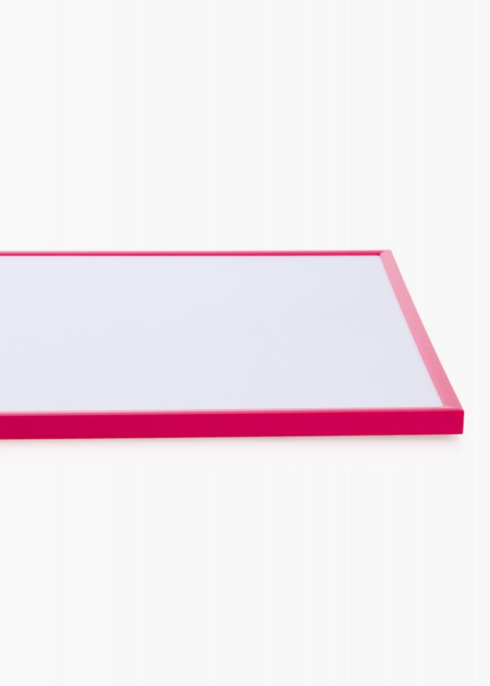 Kehys New Lifestyle Hot Pink 50x70 cm - Passepartout Valkoinen 33x56 cm