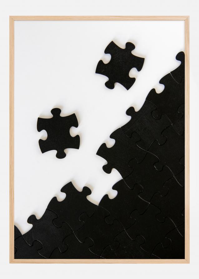 Black Puzzle Piece Juliste