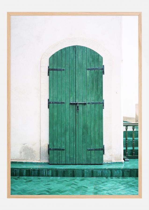 Marrakesh Green Door Juliste