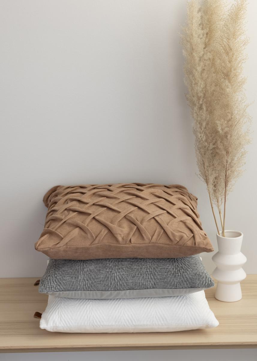 Tyynynpäällinen Leeds - Vaaleanharma 50x50 cm