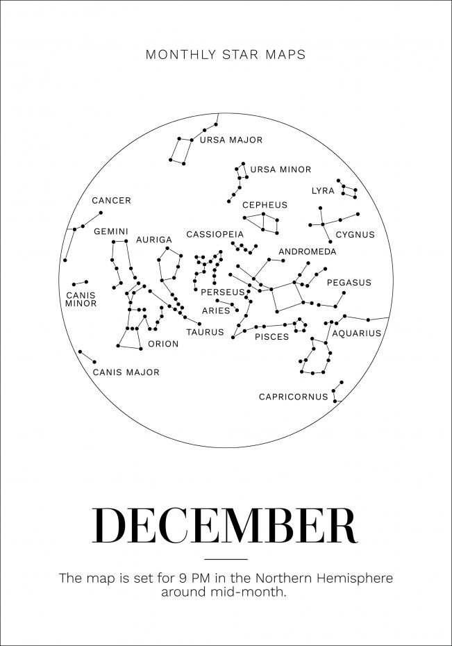 Monthly star December Juliste