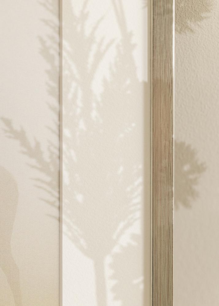 Kehys Edsbyn Akryylilasi Hopeanvrinen 14x18 inches (35,56x45,72 cm)