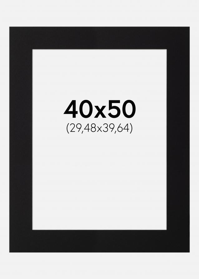 Paspatuuri Canson Musta (Valkoinen keskus) 40x50 cm (29,48x39,64)