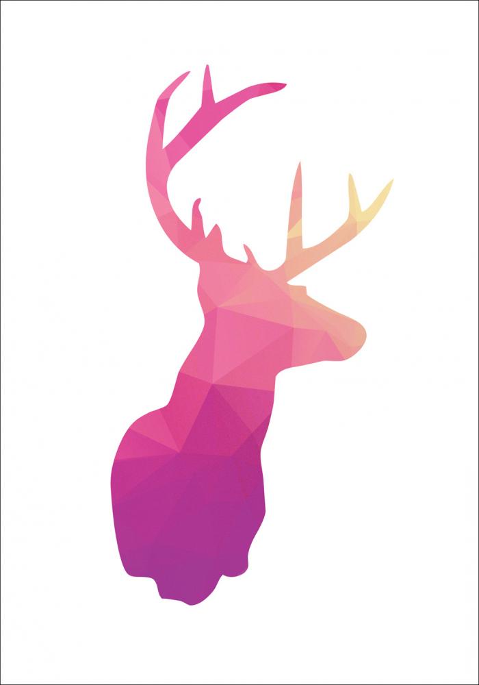 Deer - Pink Juliste