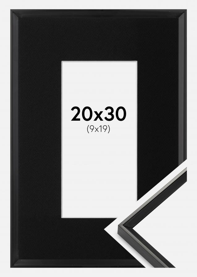 Kehys Desire Musta 20x30 cm - Paspatuuri Musta 10x20 cm