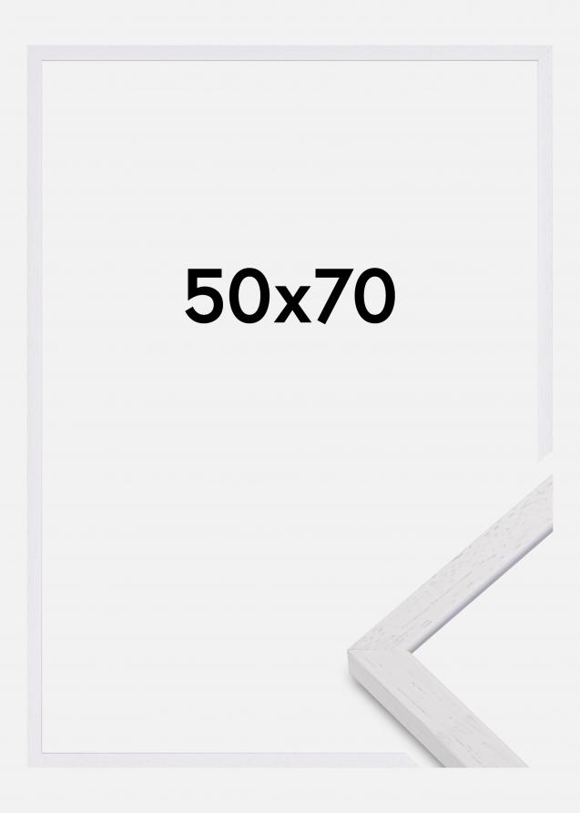 Valokuvakehys Glendale Matta heijastamaton lasi Valkoinen 50x70 cm