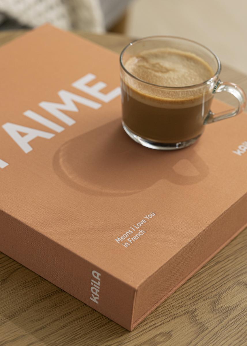 KAILA JE T'AIME - Coffee Table Photo Album (60 Mustaa sivua)