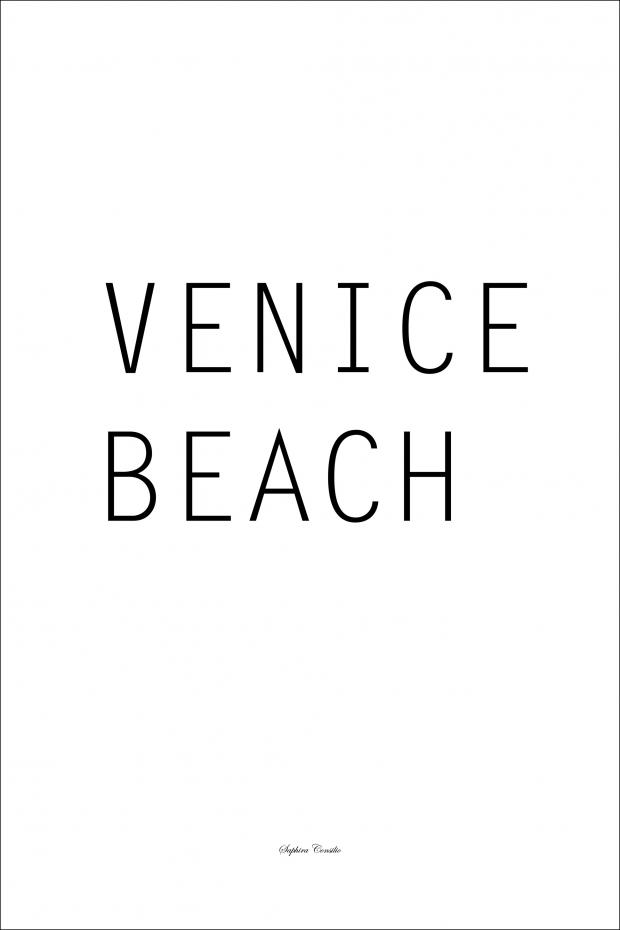 Venice beach text art Juliste
