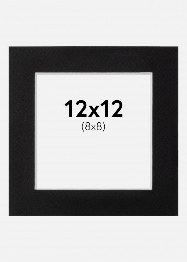 Paspatuuri Canson Musta (Valkoinen keskus) 12x12 cm (8x8)