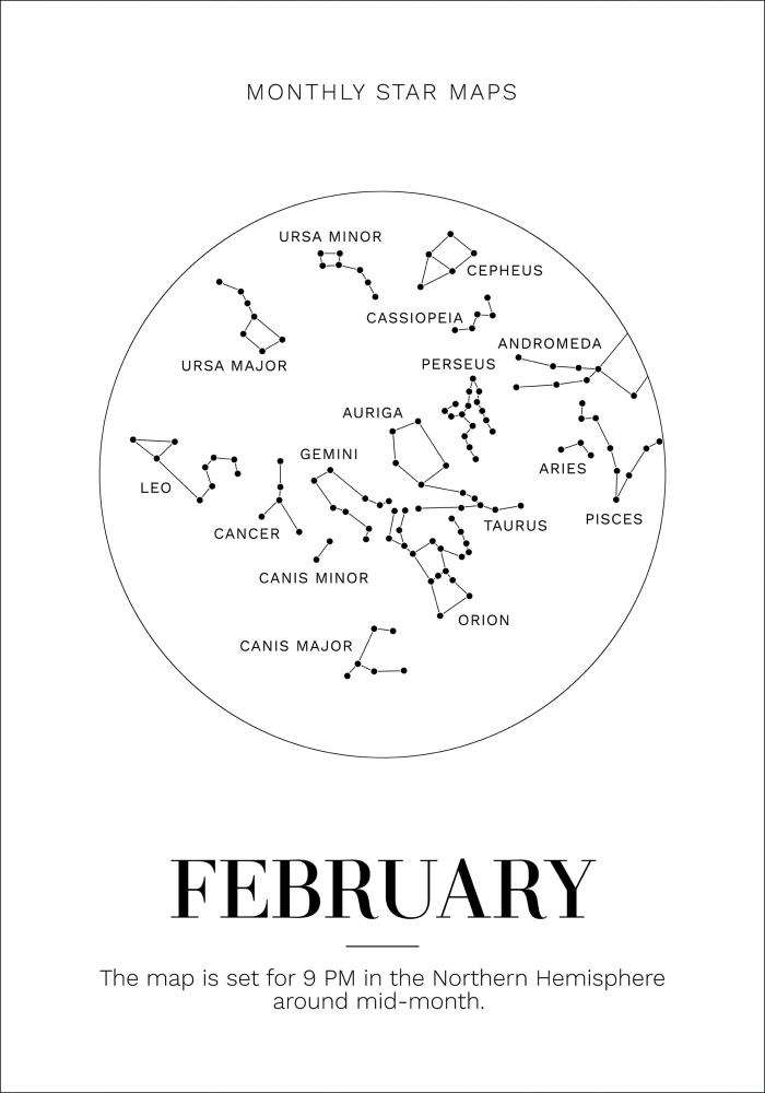 Monthly star February Juliste
