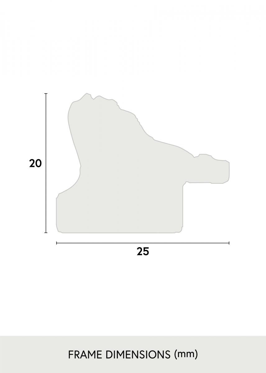 Kehys Abisko Akryylilasi Kullanvärinen 21x29,7 cm (A4)