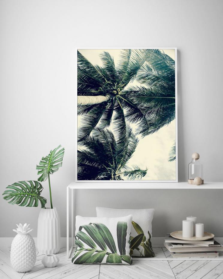 Under the Palmtree - Green - 42x59,4 cm (A2)