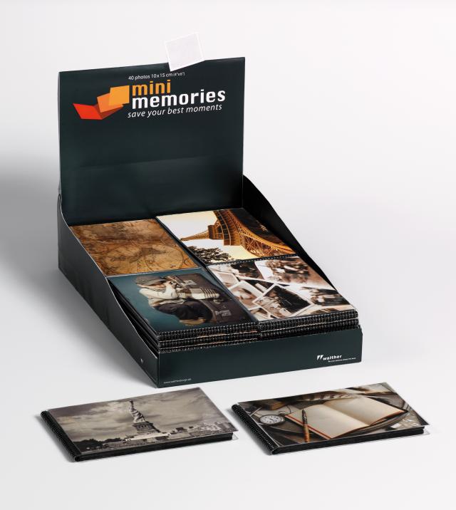 Mini Memories Travel 6 erilaista - 40 kuvalle koossa 10x15 cm - 36-pakkaus