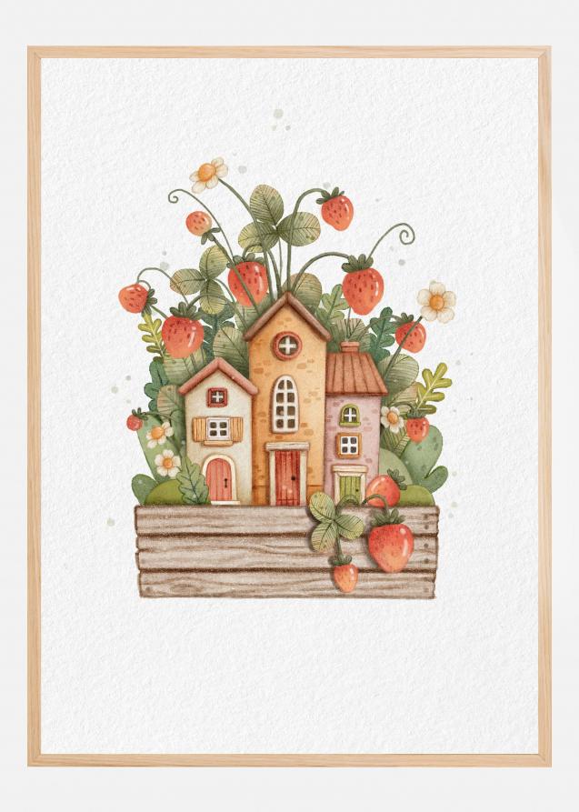 Sweet Strawberry House Juliste