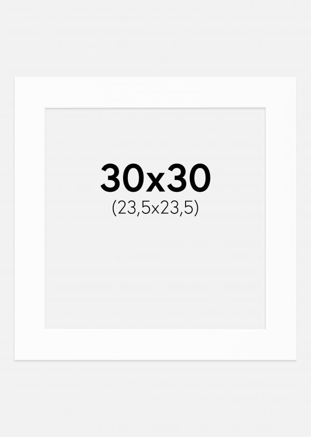 Paspatuuri Valkoinen (Valkoinen keskus) 30x30 cm (23,5x23,5)