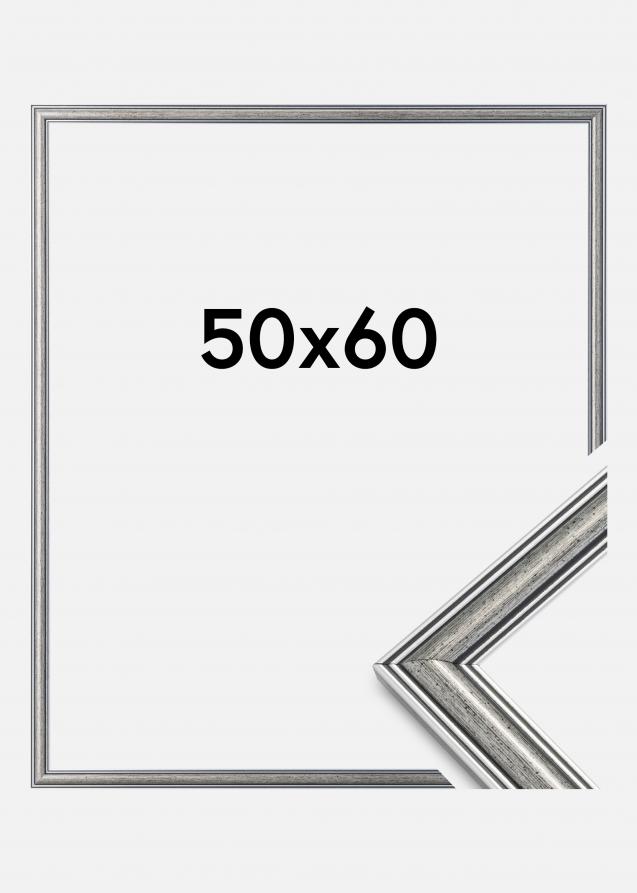 Kehys Frigg Hopeanvärinen 50x60 cm