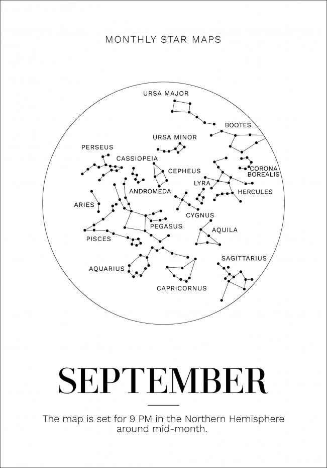 Monthly star September Juliste