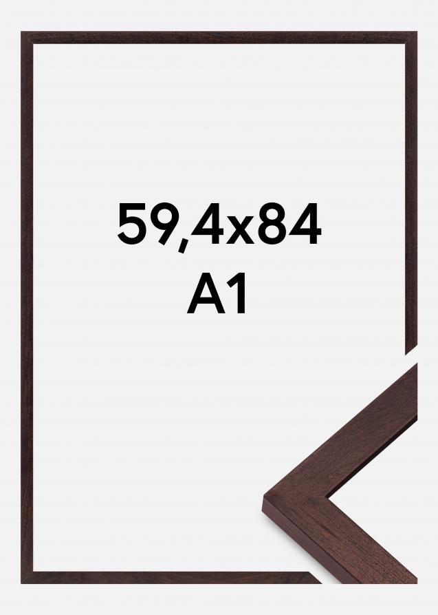 Kehys BGA Classic Akryylilasi Saksanpähkinä 59,4x84 cm (A1)