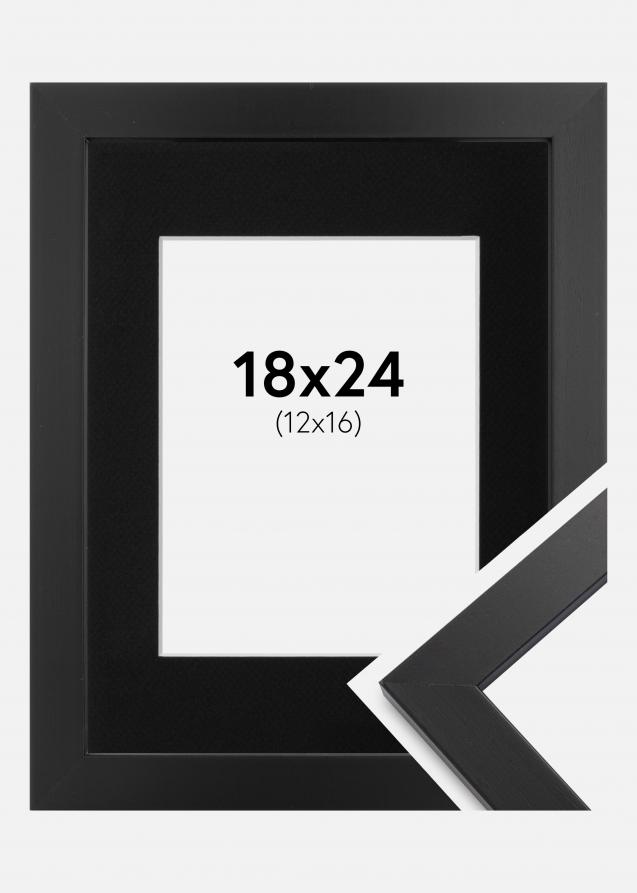Kehys Black Wood 18x24 cm - Paspatuuri Musta 13x17 cm