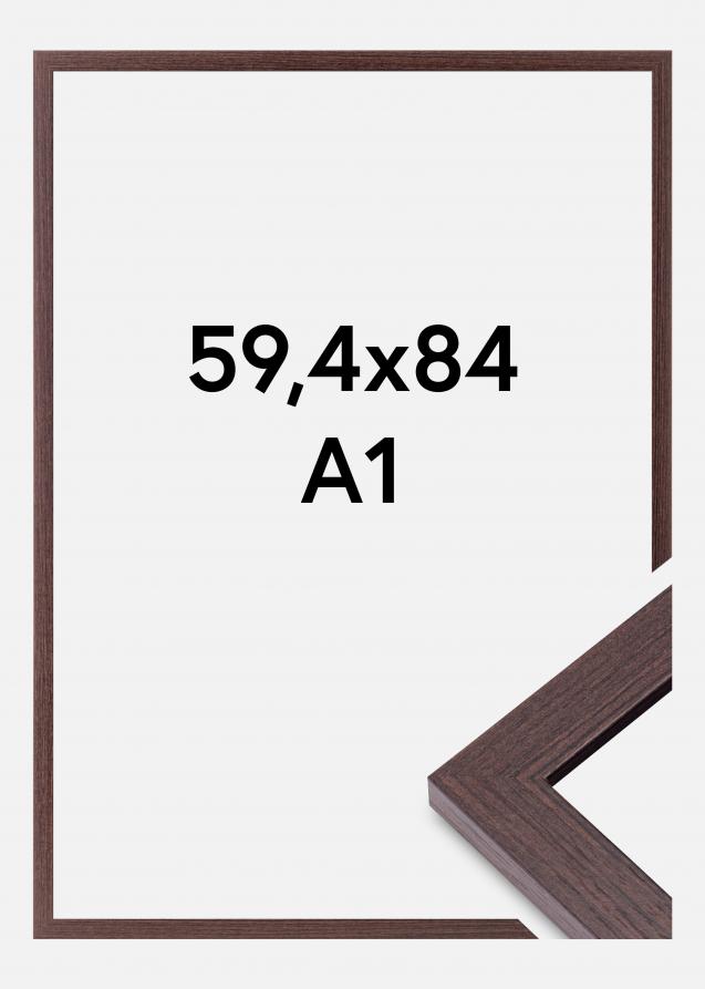 Kehys Deco Akryylilasi Saksanpähkinä 59.4x84 cm (A1)