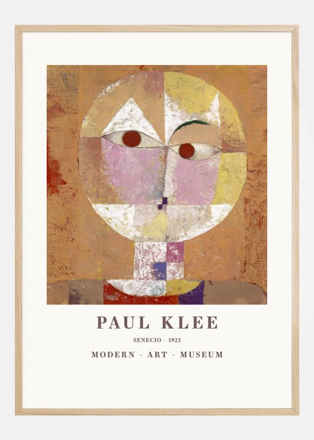 Paul Klee - Senecio Baldgreis 1922 Juliste