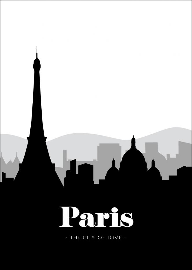Paris Skyline Juliste