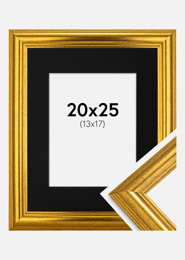 Kehys Västkusten Kulta 20x25 cm - Paspatuuri Musta 14x18 cm
