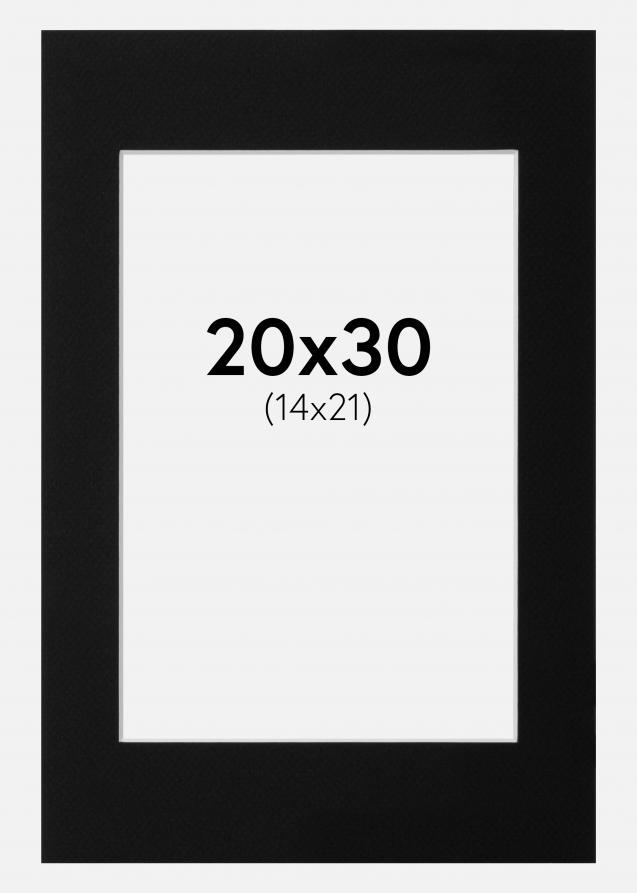 Paspatuuri Canson Musta (Valkoinen keskus) 20x30 cm (14x21)