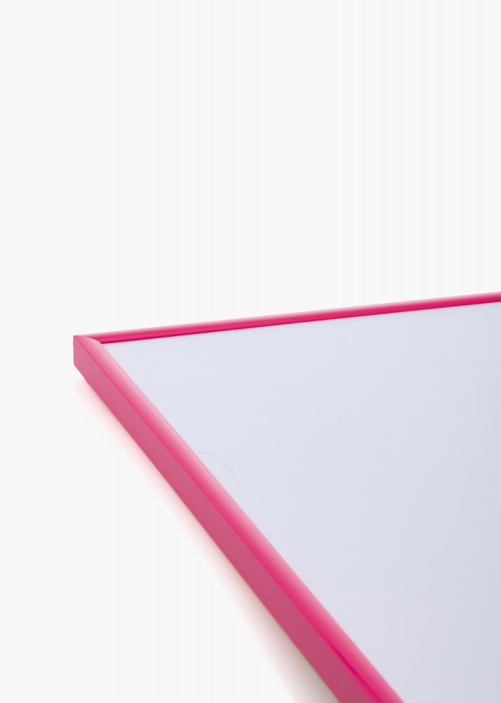 Kehys New Lifestyle Hot Pink 70x100 cm - Passepartout Valkoinen 61x91,5 cm