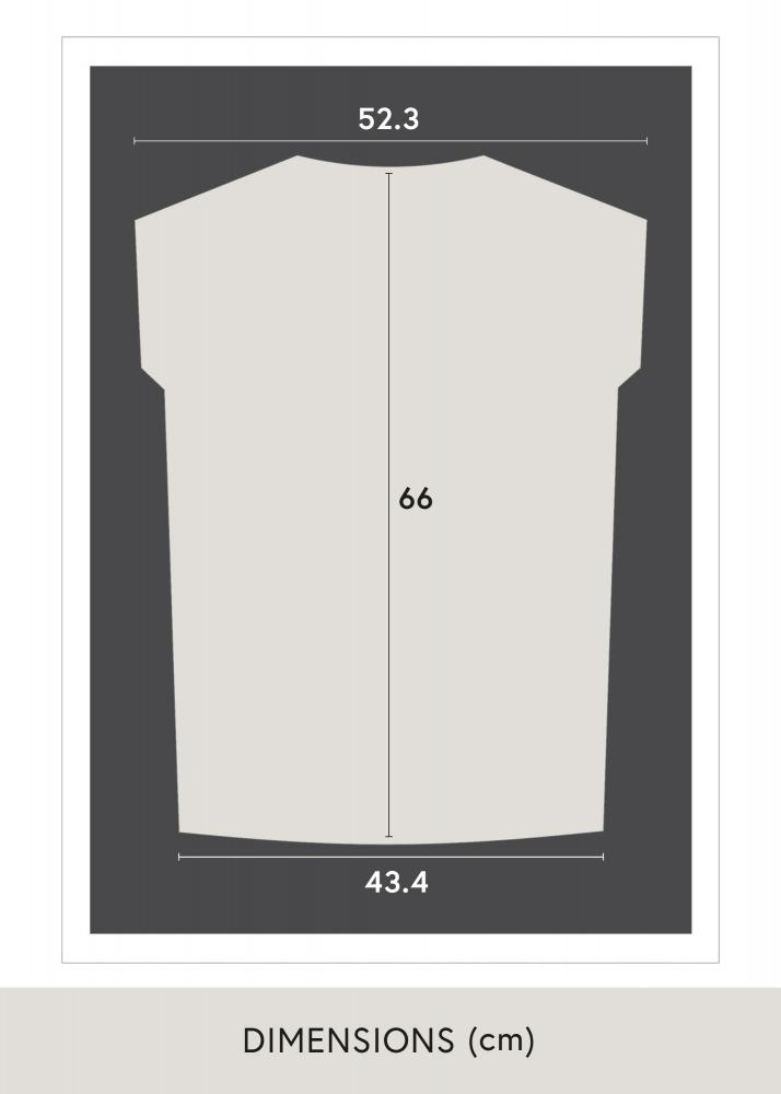 Kehys Jersey Box Akryylilasi Valkoinen/Musta 60x80 cm