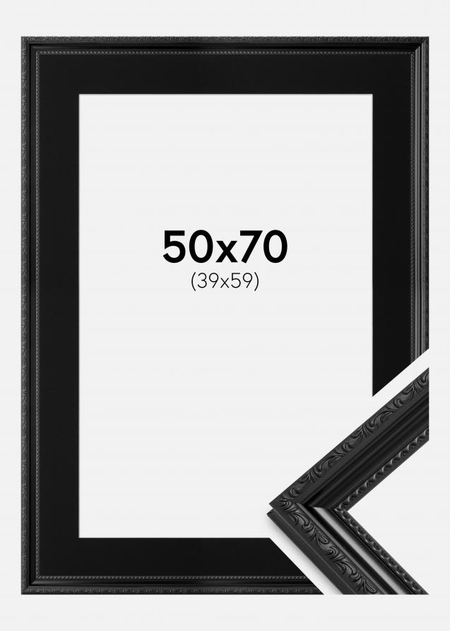 Kehys Abisko Musta 50x70 cm - Paspatuuri Musta 40x60 cm