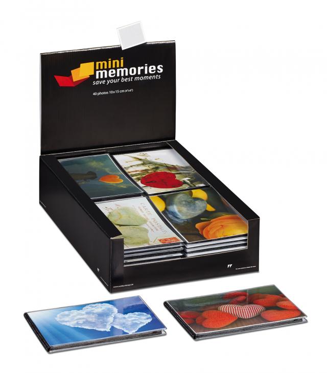 Mini Memories Hearts II 6 erilaista - 40 kuvalle koossa 10x15 cm - 36-pakkaus