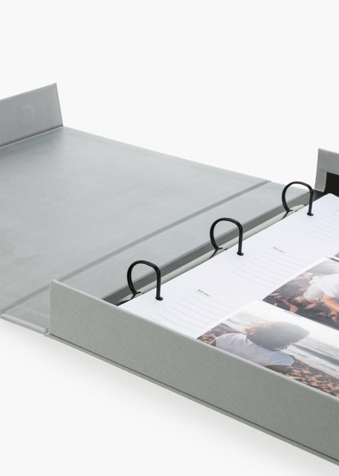 KAILA MEMORIES Grey XL - Coffee Table Album - 60 Kuvalle Koossa 10x15 cm