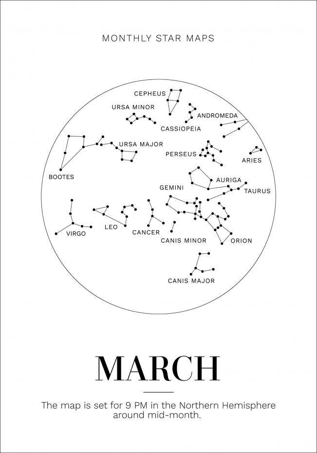 Monthly star March Juliste