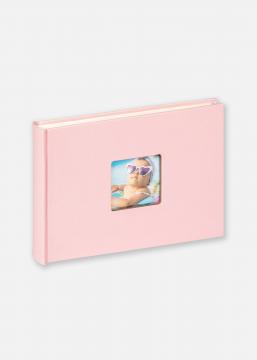 Fun Vauvaalbumi Vaaleanpunainen - 22x16 cm (40 Valkoista sivua/20 lehte)