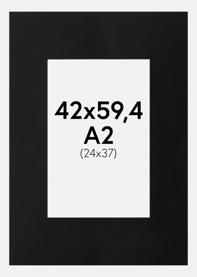 Paspatuuri Musta (Musta keskus) 42x59 cm (24x37)