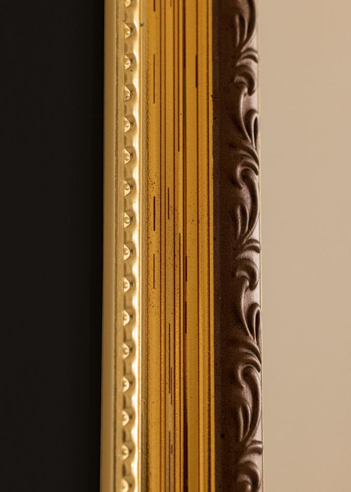 Kehys Abisko Kulta 30x40 cm - Paspatuuri Musta 21x29,7 cm (A4)