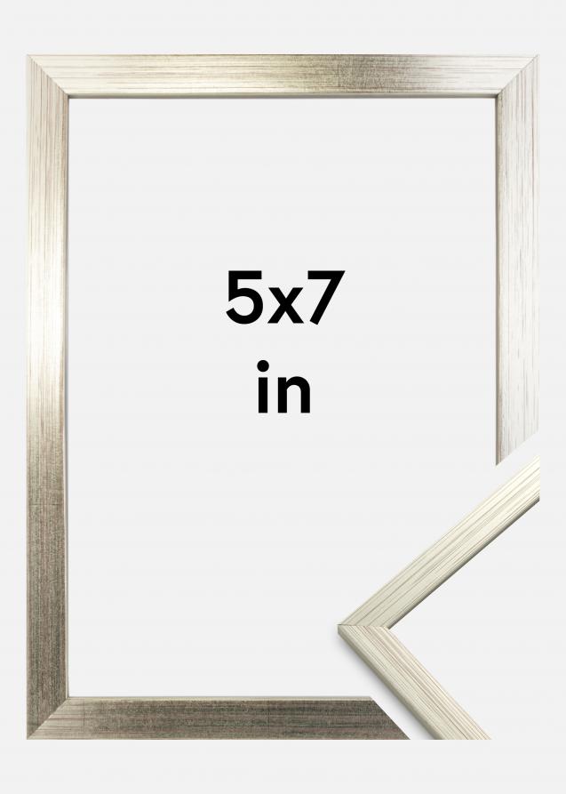 Kehys Edsbyn Hopeanvärinen 5x7 inches (12,7x17,8 cm)