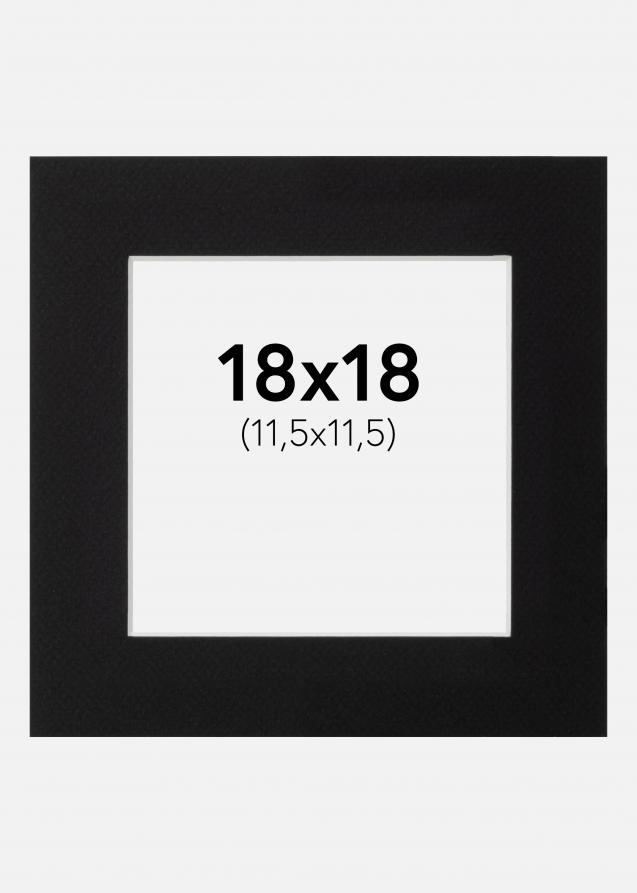 Paspatuuri Canson Musta (Valkoinen keskus) 18x18 cm (11,5x11,5)