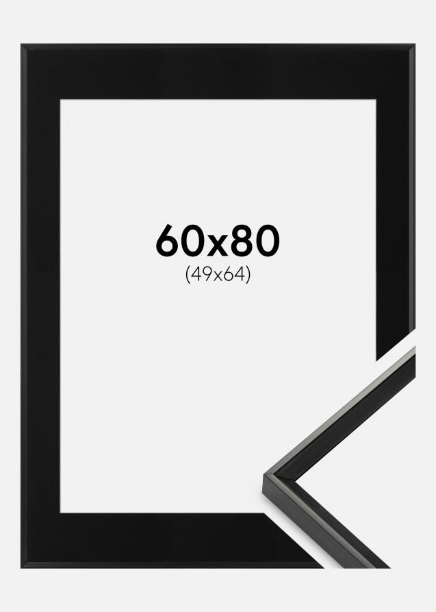 Kehys Desire Musta 60x80 cm - Paspatuuri Musta 50x65 cm